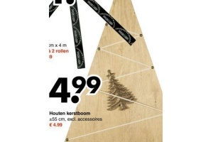 houten kerstboom