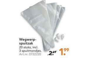 wegwerp spuitzak