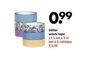 glitter washi tape