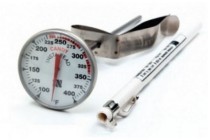 suiker en frituurthermometer