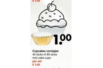 cupcakes vormpjes