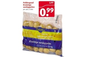 poldergoud kruimige aardappelen