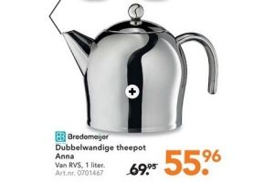 bredemeijer dubbelwandige theepot anna