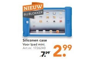 siliconen case voor ipad mini