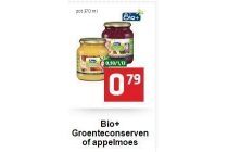 bio groenteconserven of appelmoes