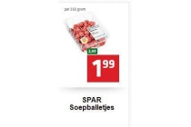 spar soepballetjes