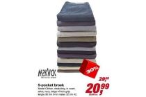 5 pocket broek