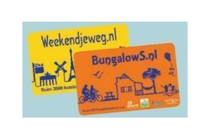 cadeaukaart van weekendjeweg nl en bungalows nl