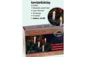 kerstverlichting kaars