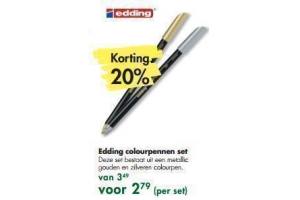 edding colourpennenset