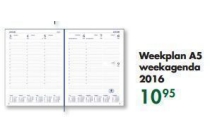 weekplan a5 weekagenda 2016