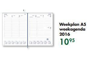 weekplan a5 weekagenda 2016