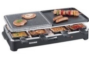severin raclette party steen grill rg 2341