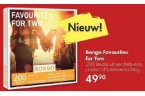 bongo favourites for two