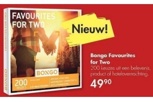 bongo favourites for two