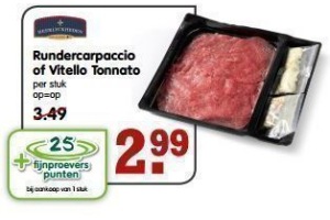 rundercarpaccio of vitello tonnato