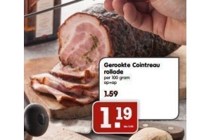 gerookte cointreau rollade