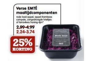 verse emt en eacute maaltijdcomponenten