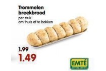 trommelen breekbrood