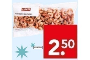 deen gepelde noordzee garnalen