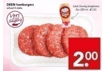 deen hamburgers
