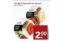 trio dip of tapenade trio speciaal