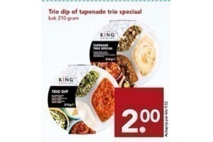 trio dip of tapenade trio speciaal