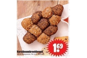 kerstboombreekbrood