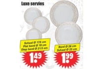 luxe servies