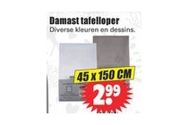 damast tafelloper