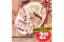 zachte italiaanse nougat