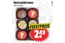 kerst petits fours