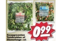 soepgroenten tuinkruiden of slamelange