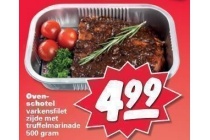 ovenschotel varkensfilet zijde met truffelmarinade