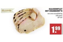 kalkoenfilet met cranberry s