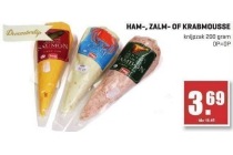 ham zalm of krabmousse
