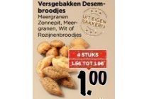 versgebakken desembroodjes