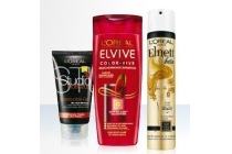 alle studio line of elnett haarstyling of elvive shampoo of conditioner