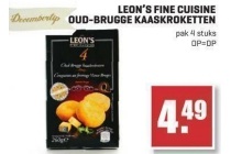 leon s fine cuisine oud brugge kaaskroketten