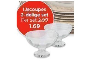 ijscoupes 2 delige set