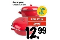 braadpan en agrave 28 cm