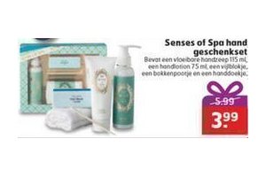 senses of spa hand geschenkset