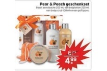 pear and peach geschenkset