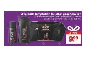 axe dark temptation toilettas geschenkset