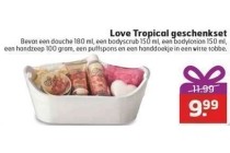 love tropical geschenkset