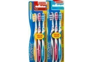 kruidvat ultradent tandenborstel regular multipak