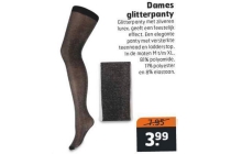 dames glitterpanty