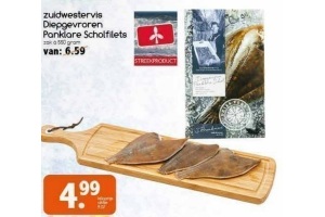 zuidwestervis diepgevroeren panklare schoffels