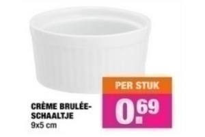 creme brulee schaaltje