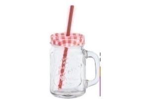 drinkbeker met rietje